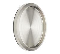 SOTECH Poignée de porte coulissante MILA Poignée Ø : 70 mm autocollante avec pastille adhésive 3M Poignée de meuble en acier inoxydable Poignée coquille pour portes en verre et portes de chambre de