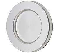 SOTECH Poignée de porte coulissante TAYO aspect inox Ø 70 x 8 mm autocollante (3M VHB) poignée de porte en verre en aluminium pour portes en verre et portes de chambre