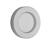 SOTECH Poignée de porte coulissante TEYO argent anodisé Ø 70 x 10 mm autocollante (3M VHB) Poignée de meuble en inox Poignée coquille pour portes en verre & portes de chambre de
