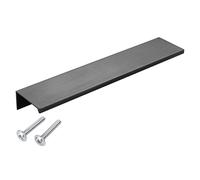 SOTECH Poignée de profil en aluminium SEARL 180 mm noir brossé anodisé Poignée de Tiroir de Cuisine de