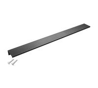 SOTECH Poignée de profil en aluminium SEARL 380 mm noir brossé anodisé Poignée de Tiroir de Cuisine de