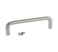 SOTECH Poignée en forme d'étrier BG03e Véritable acier inoxydable massif Ø 10 mm/BA 128 mm/Poignées de meubles Poignée de meuble