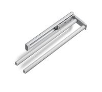 SOTECH Porte-Serviettes Aluminium TED 2 Bras EV1 anodisé (325-487 mm, télescopique, pivotant) Porte-Serviettes Mural télescopique pour Salle de Bain ou Cuisine