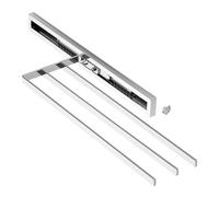 SOTECH Porte-Serviettes Elegance chromé 3 Bras 415 mm insérés, rallonge 715 mm Porte-Serviettes