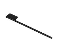 SOTECH Porte-Serviettes en Aluminium PARAT (400 x 50 x 10 mm, BA 64 mm, Noir Mat) Crochet Porte-Serviettes de Cuisine pour Montage sur Armoire