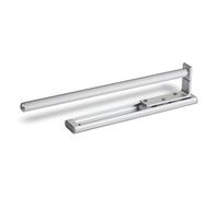 SOTECH Porte-Serviettes en Aluminium TED 1 Bras EV1 anodisé (325-487 mm, Extensible) Coulisse télescopique pour la Salle de Bains ou à la Cuisine