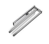 SOTECH Porte-serviettes en aluminium TED 2 bras chrome poli 325 - 487 mm, extensible, pivotant pour salle de bains ou cuisine