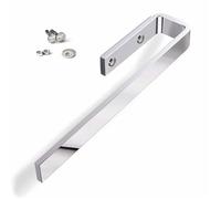 SOTECH Porte-Serviettes PELI pour Montage sur Armoire/A Visser/Aluminium Massif/Chrome Poli/Porte-Serviettes Salle de Bains Crochet Porte-Serviettes