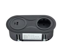 SOTECH Prise encastrable (1 x port USB / 1 x port USB-C / 1 x prise Schuko)