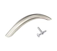 SOTECH Set de 10 x Poignées de Meubles DIVIN Finition Acier Inox Entraxe 128 mm Poignées pour Placard Poignées pour Tiroirs de