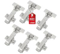SOTECH-SMOOTH Charnière à boîtier T52 avec Softclose standard charnières de porte avec amortisseur avec angle d'ouverture de 105°, boîtier Ø 35 mm (6 pièces/butée d'angle)