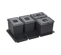SOTECH Système de tri sélectif Draw 15+15+15+15L Poubelle avec couvercle