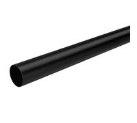 SOTECH Tringle ronde pour armoire Ø 25 mm L : 1 000 mm en acier revêtu noir, tringle de penderie, tringle à vêtements