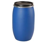 Fut / Bidon 120 litres bleu à ouverture totale-