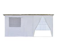 Souccah En Kit "Nina" Ajustable De 1x1 M À 3x5 M - Skhah Non Inclus Blanc