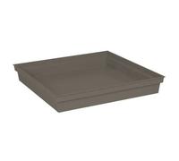 Soucoupe 40x40cm Toscane Taupe - EDA Plastiques