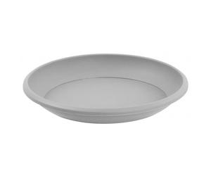 Soucoupe Cancùn - diamètre 38 cm - Gris béton EDA PLASTIQUES
