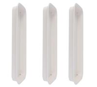 Soucoupe de Jardinière Rectangulaire 3 Pièces en Plastique, Fond Plat | Polypropylène Lisse, Non Glissant, Protège le Sol et Retient la Terre, pour Serrage et Bancs
