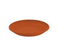 Soucoupe Osaka orange terre battue Ø 55 cm pour pot Ø 70 cm