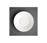 Soucoupe pour tasse espresso blanche