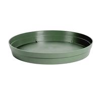 Soucoupe ronde toscane - Ø34.5cm - Vert Laurier - EDA Plastiques