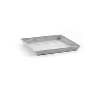 Soucoupe Square 40 Blanc Gris - 35,5 x 35,5 x H. 3,5 cm