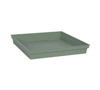 Soucoupe Toscane carrée 32 cm - Vert laurier -