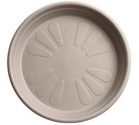 Soucoupe Universel Ronde 40 - Soucoupe pour Intérieur Extérieur - Ø 40.0 x H 5.8 cm - Ø 40.0 x H 5.8 Mushroom Beige 40 cm