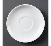 Soucoupes empilables blanches olympia G