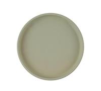 Soucoupes en CéRamique Modern pour Pots de Fleurs, Plateaux de Drainage Ronds pour Plantes, Plateau Multi-Usages pour PréSentation Plantes dans Votre Espace DéTente(6.6inch,Matcha Green)