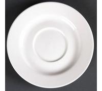 Soucoupes rondes en porcelaine fine 143mm lumina G