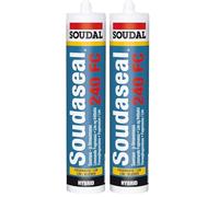 Soudal 101364 Soudaseal 240 FC Colle-Mastic, Blanc, 290 ml (Lot de 2)