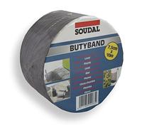 Soudal Buty bande toit réparation connecteur ruban étanche bande Taille 75 mm x 10 m plomb/Graphite - > autocollant, imperméable