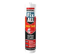 Soudal High Tackle Cartouche de colle pour collage haute performance de toute sorte : 290 ml, couleur : transparent.