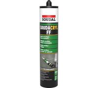 SOUDAL Mastic acrylique blanc - Soudacryl FF 300ml - Droguerie