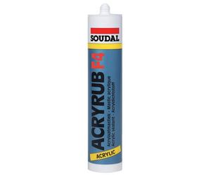 Soudal - Mastic joint acrylique acryrub f4-cartouche - Coloris.Chêne - Conditionnement.Cartouche -