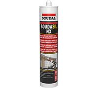SOUDAL Mastic silicone bâtiment neutre blanc - Soudasil NX - Menuiserie Façade - Droguerie
