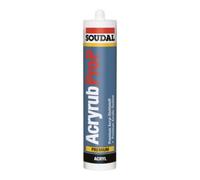 Soudal Peinture acrylique Soudal Acryrub Pro P Blanc universel 310 ml Quantité:1