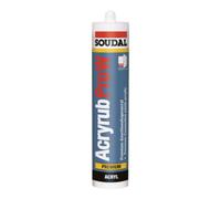 Soudal Soudal peintre acrylique Acryrub Pro W blanc intérieur 310 ml Quantité:1