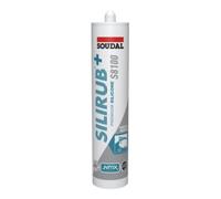 Soudal Soudal Silicone Silirub+ S8100 300ml Manhattan Quantité:15