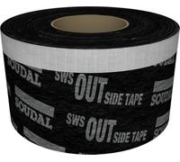 Soudal SWS Joint de fenêtre standard pour intérieur et extérieur étanche à l'air et à la pluie avec bande adhésive Largeur 70-300 mm Rouleau de 30 m (pour l'extérieur, 100 mm)