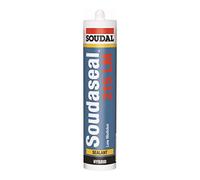 Soudaseal 215LM - Mastic polymère hybride pour façade - Soudal - Poche de 600 ml Gris basalte