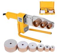Soudeur par fusion Soudeur de tuyauterie d'eau affichage numérique soudeur | Soudure Plastique pour tubes Soudeur par fusion manuel à affichage PPR, PE, PVC, PP, PB