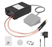 Soudeur par Points Réglable pour Batteries 8000W, Soudeuse à Point Portable 0,1-0,3mm avec Double Sortie D'impulsion 1-9 Vitesses