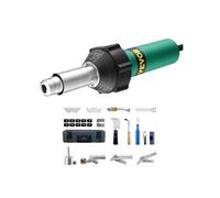 Soudeur Plastique Air Chaud Kit Soudage de Toiture Avec 14 Accessoires 1600W