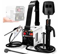 Soudeuse à onduleur IGBT - Soudeuse à électrode MMA-200 - Compatible MIG/MAG/TIG/MMA - Dérouleur de fil automatique - Portable - Rouge rouille