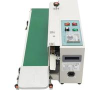 Soudeuse automatique de sachets - Soudeuse de films - 500 W - Jusqu'à 300 °C - Pour sachets en plastique et en papier d'aluminium - Appareil de table 25 kg - Vert