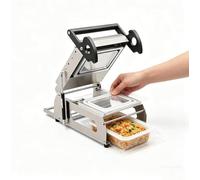 Soudeuse de Barquettes Professionnelle, Machine Semi-Automatique à Pression Manuelle, Design Bureau Portable avec Contrôle de Température Continu pour Boulangerie, Charcuterie & Petites Entreprises