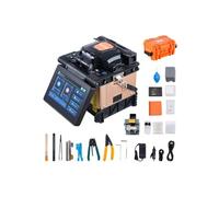 Soudeuse Fibre Optique 4 Moteurs Alignement de Gaine Epissage 6s Batterie 7800mAh