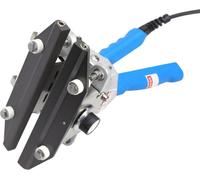 Soudeuse manuelle pour films plastiques - Soudeuse pour sachets - 300 W - Prise UE 220 V - 30–250 °C - Longueur de soudure 20 cm - Largeur 1 cm - Pour films composites/aluminium-plastique - Bleu